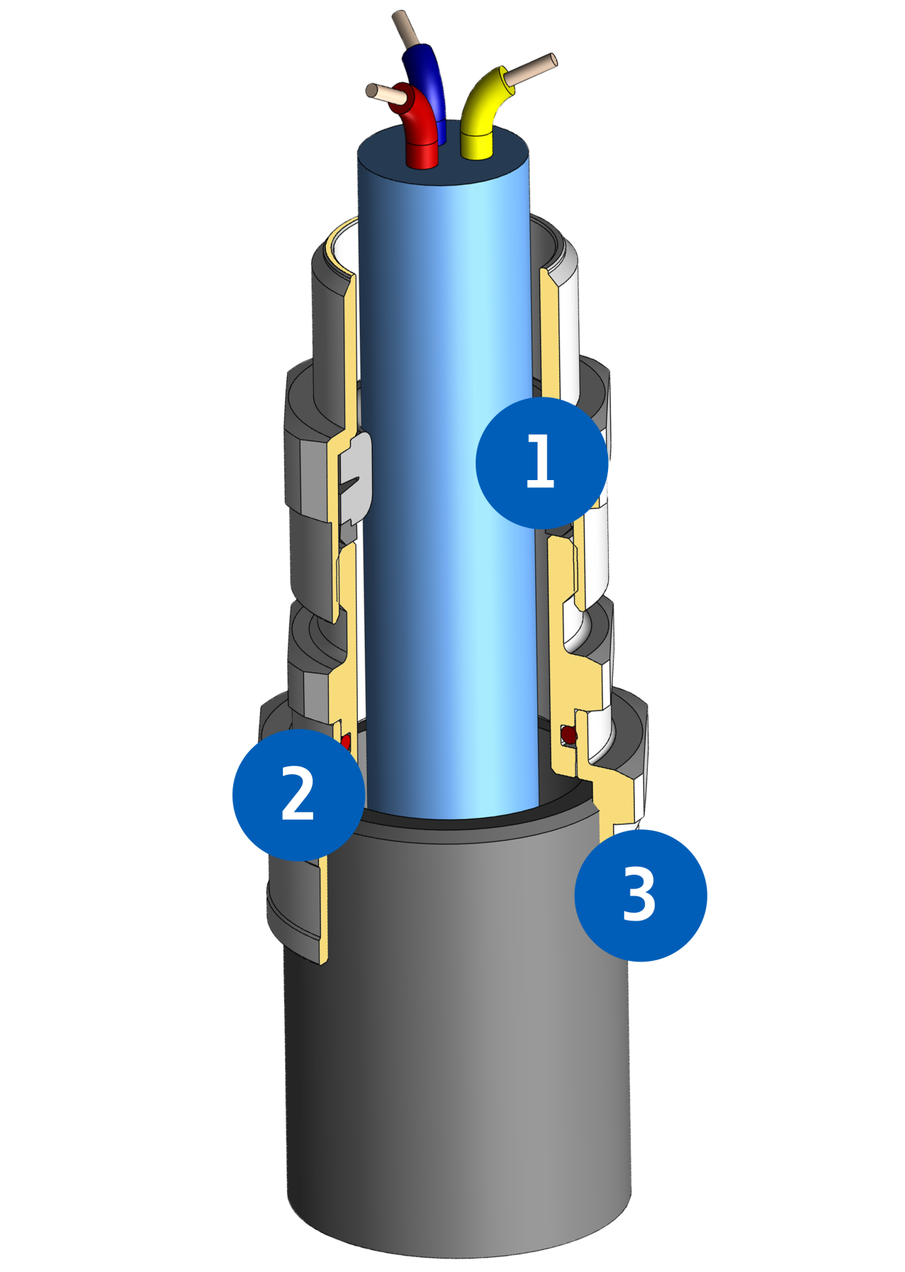 3D Model of the Capri ADCS cable gland