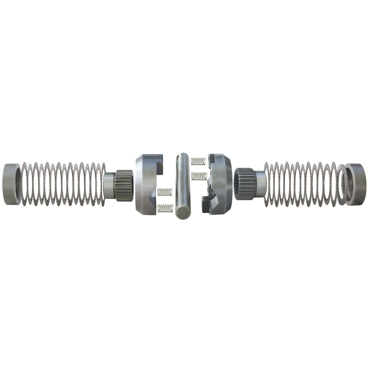 Eaton Detroit Gearless differential exploded view