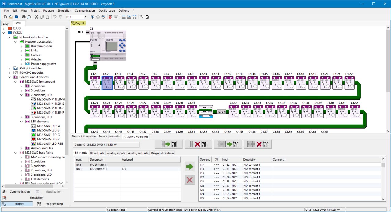 easySoft V8 SWD-Assist function Screenshot