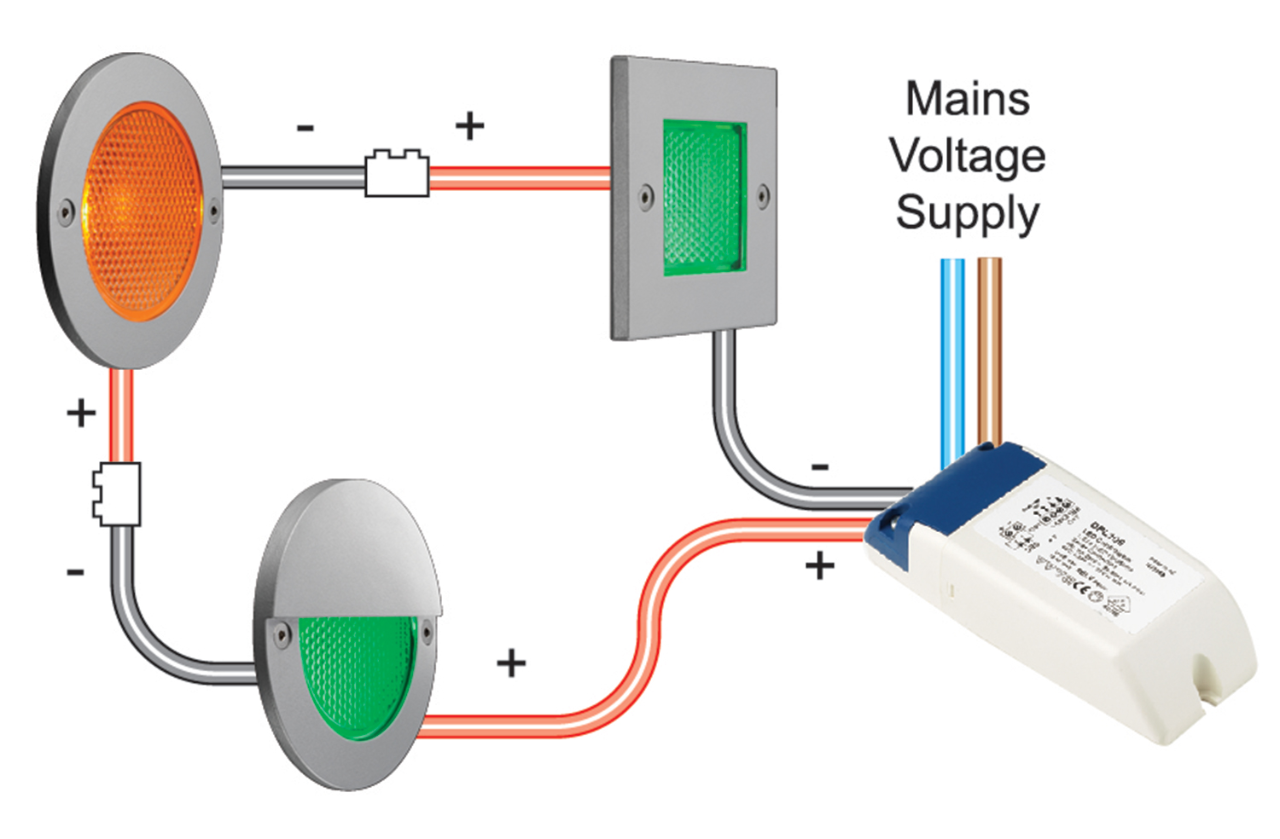 LED driver module individual connection diagram