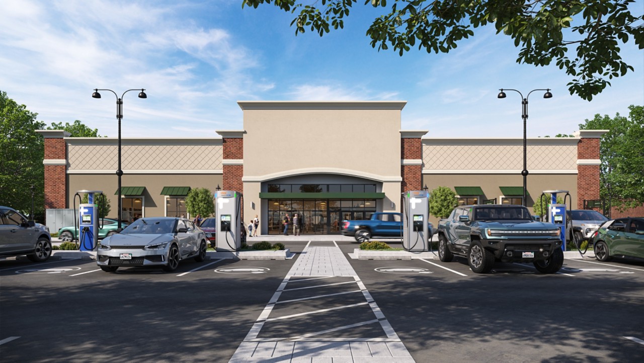 ChargePoint Express Parking lot