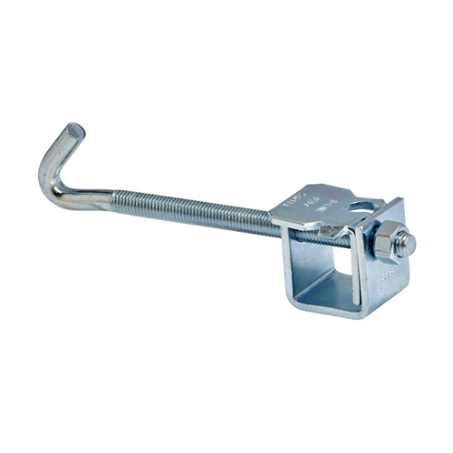 strut clamp with j hook