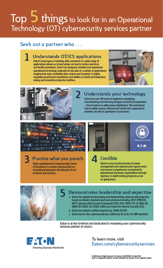 Top 5 things to look for in OT
