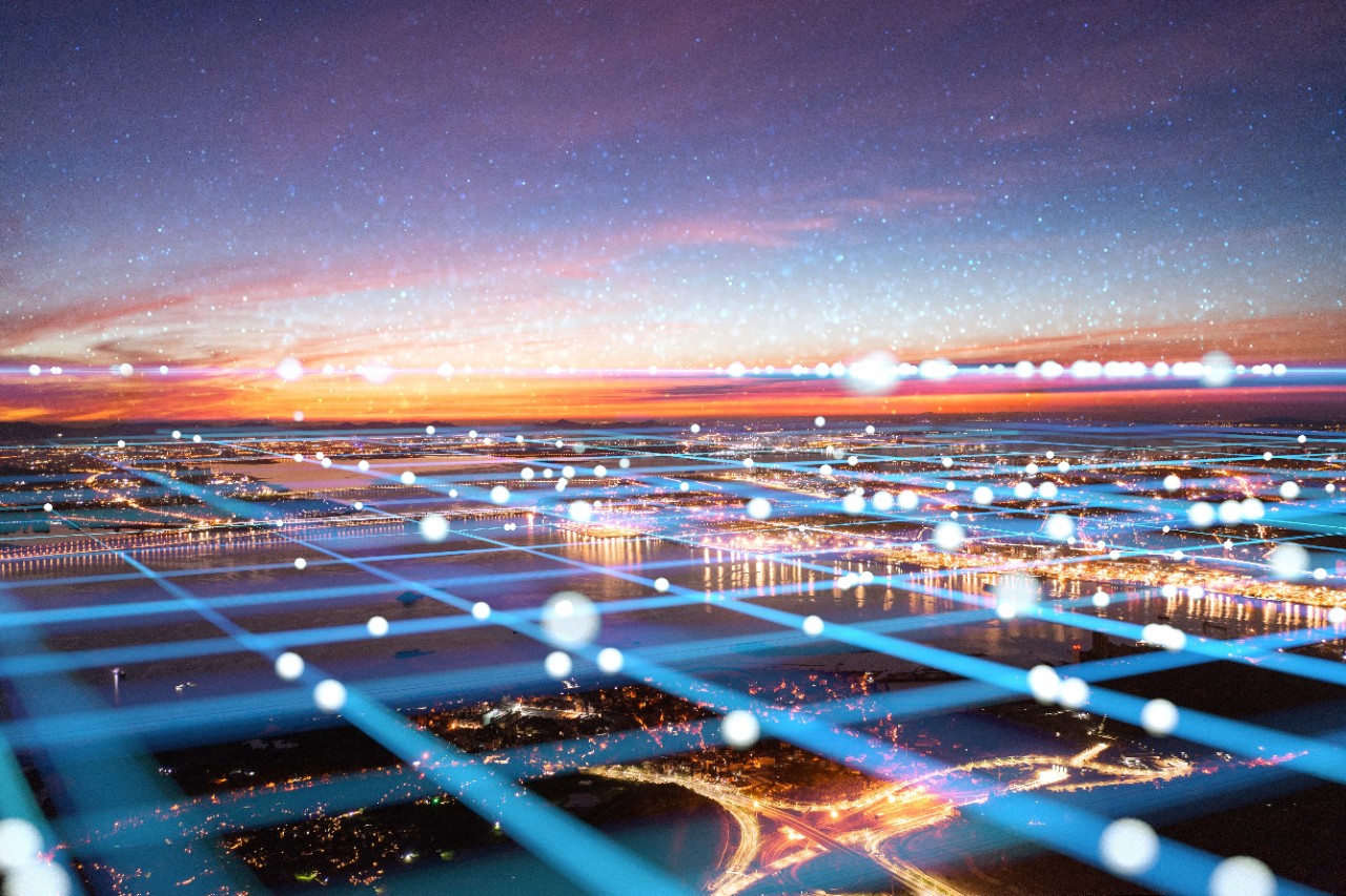 abstract-overlay-5g-internet-connection-network-lines-over-busy-modern-city-at-sunrise-sunset-getty-1333716820