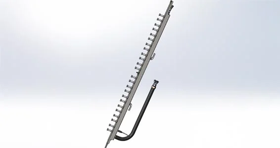 Stainless steel rack manifold assembly with quick disconnect fittings