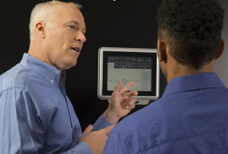 two-men-working-on-data-center-monitoring-solution