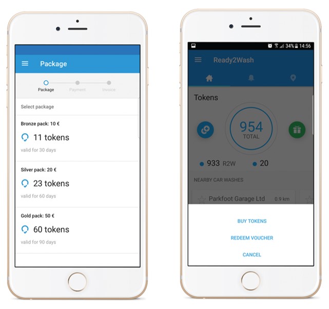 CSS Hanle ready2wash app smartphone