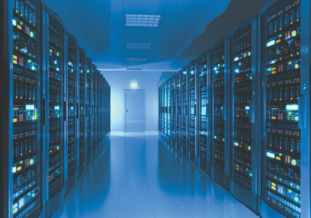 Server room interior