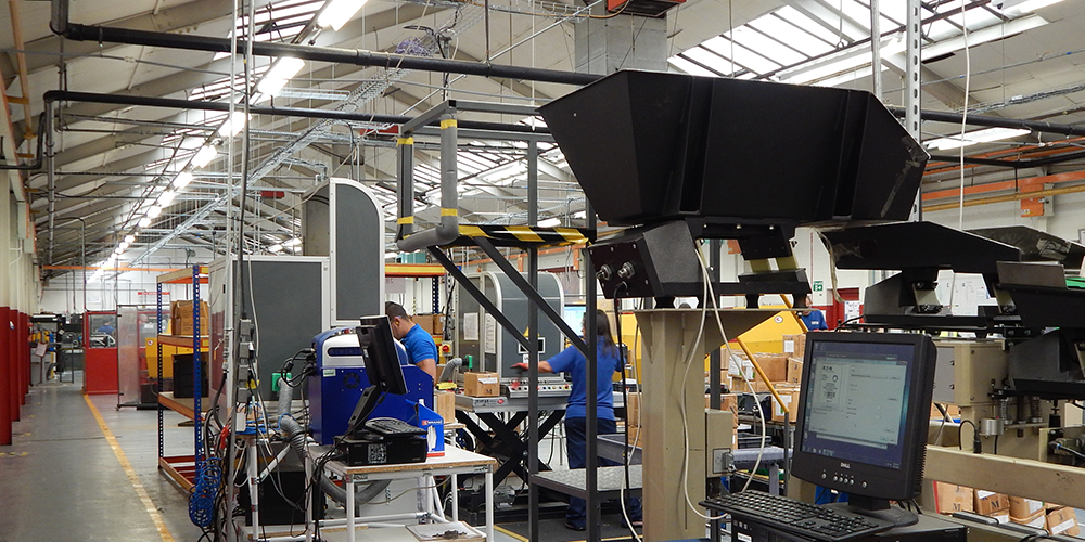 Inside of Eaton's Aldridge, UK manufacturing plant. Home to Eaton's legacy Redapt and Raxton Ex and ATEX approved industrial conduit, cable and wire management products.