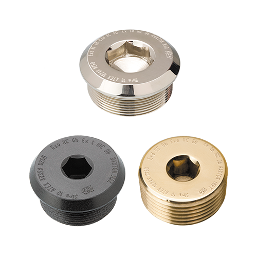 Raxton Metallic stopping plugs