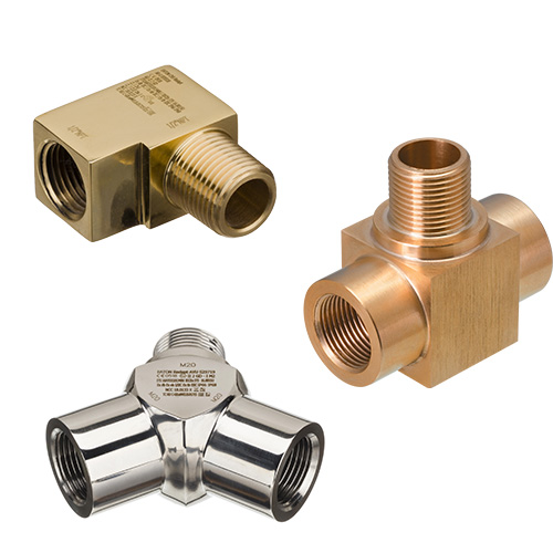 Redapt shaped adaptors for explosion-proof electrical enclosures