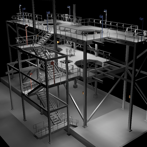 crouse-hinds lighting layout 3d