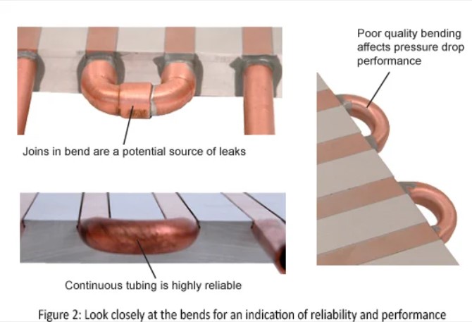 Eaton liquid cold plate bends