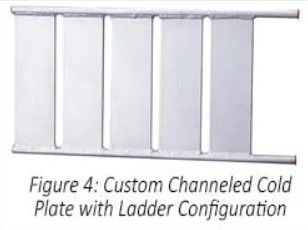 Eaton liquid cold plate flat tube ladder
