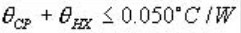 Eaton liquid cold plate heat calculation