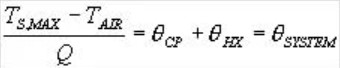 Eaton system thermal resistance formula
