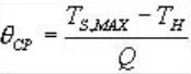 Eaton system cooling resistance formula