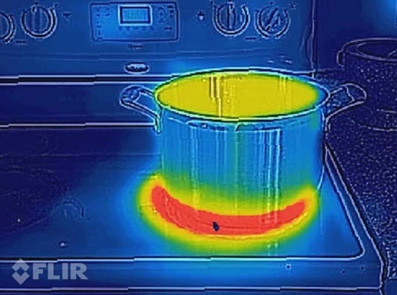 Eaton large thermal vision stove heating