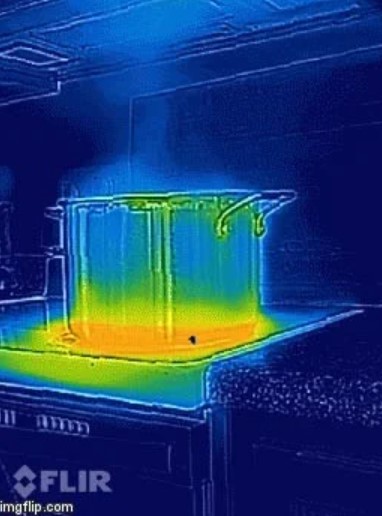 Eaton large boiling pot water rolling