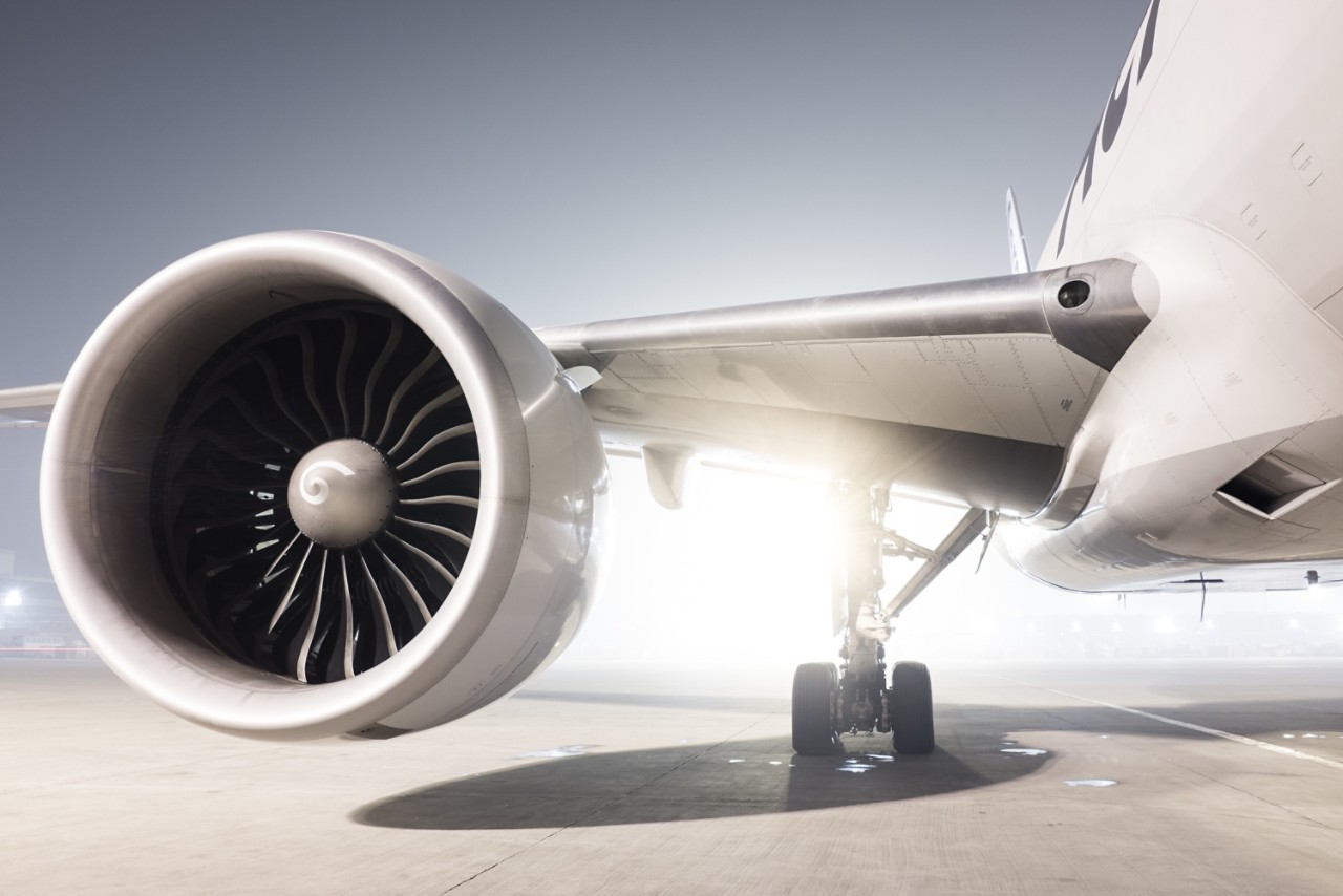Eaton airplane corporate jet white