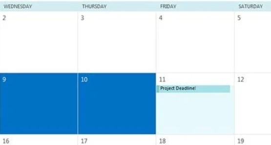 Eaton large deadline calender